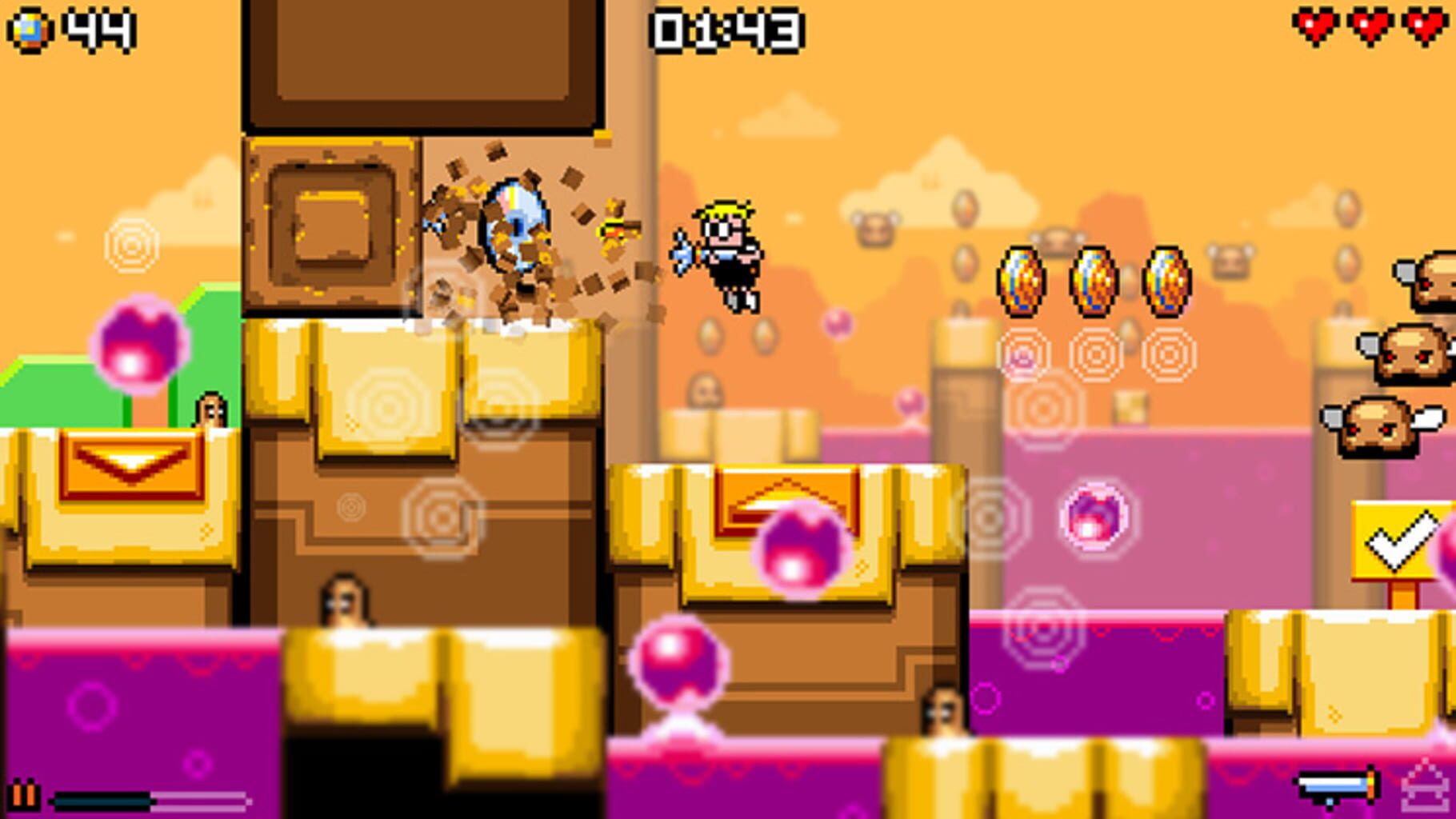 Captura de pantalla - Mutant Mudds Collection