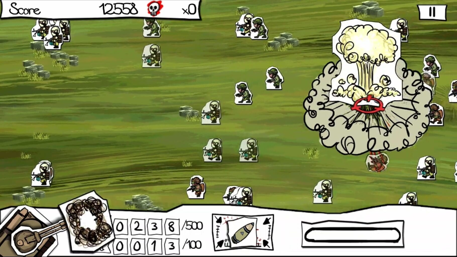 Paper Wars: Cannon Fodder Devastated screenshot