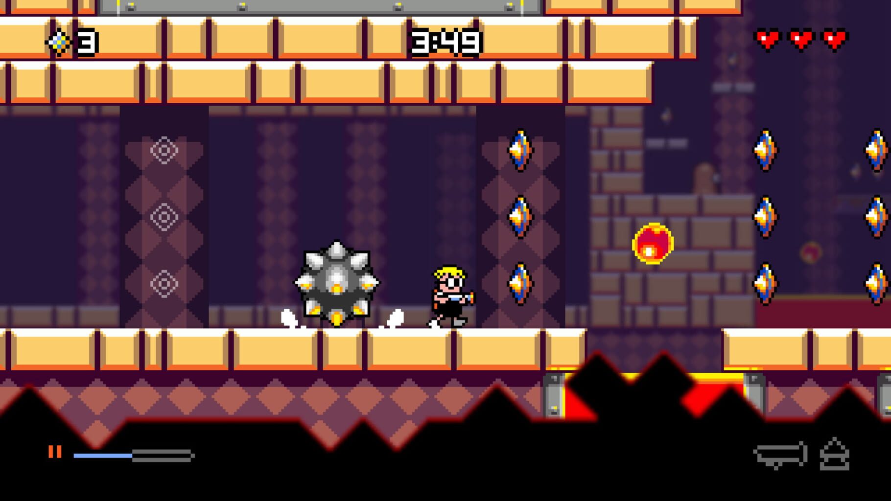 Captura de pantalla - Mutant Mudds Deluxe