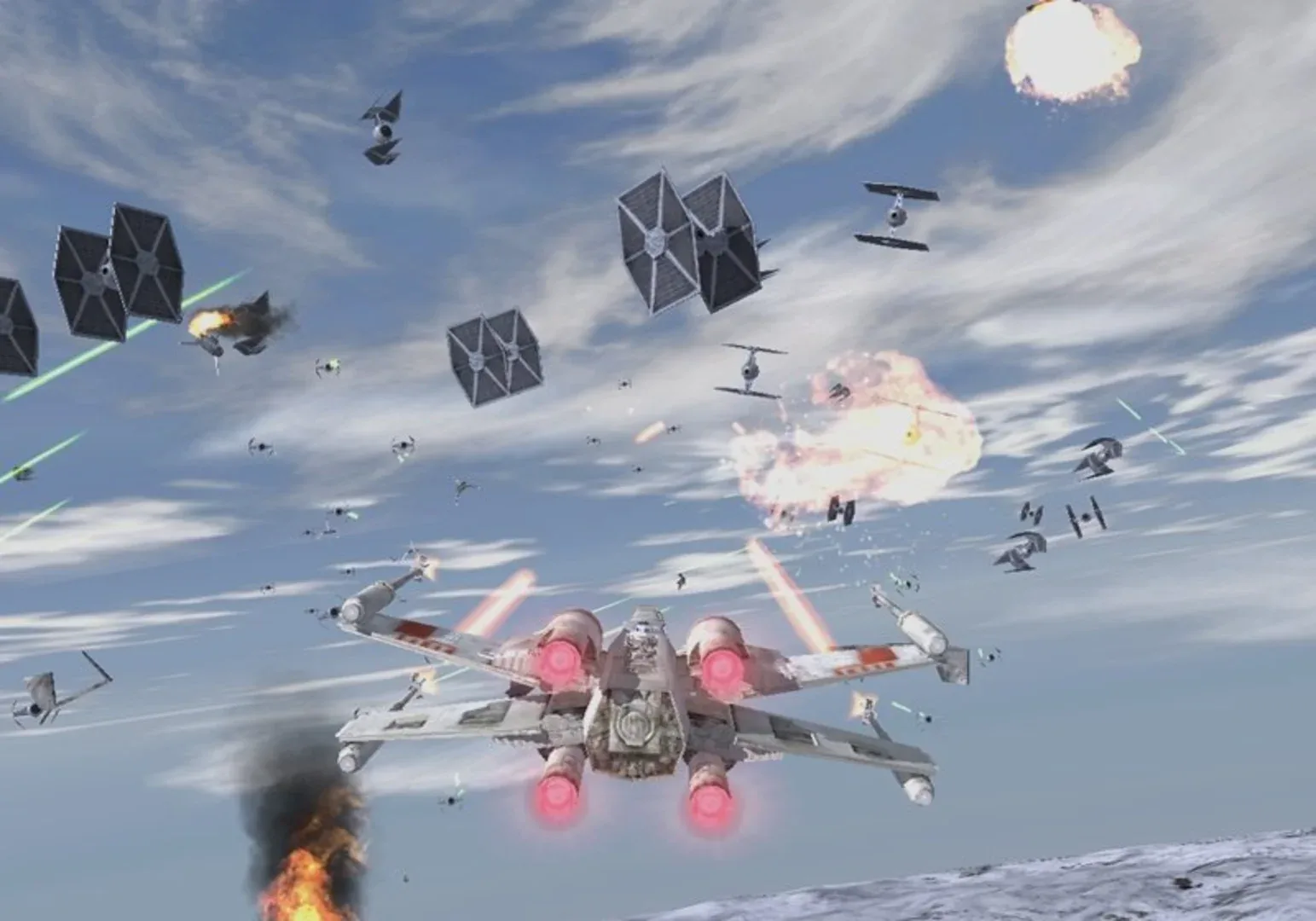 Captura de pantalla - Star Wars: Rogue Squadron III - Rebel Strike