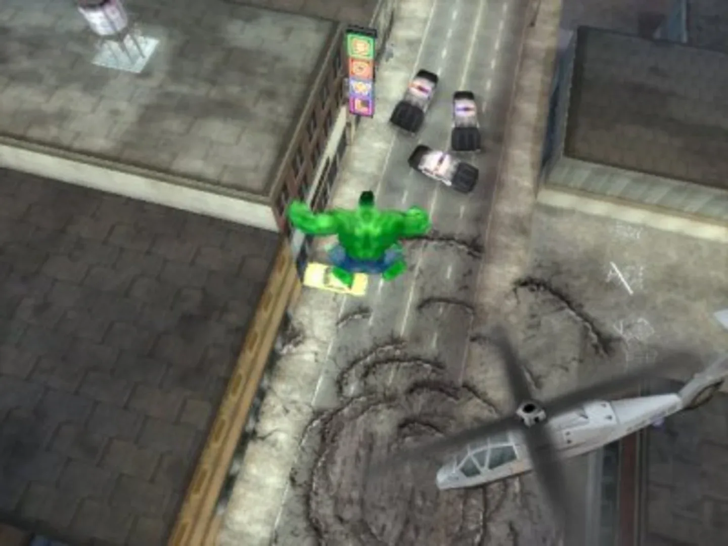 Captura de pantalla - The Incredible Hulk: Ultimate Destruction