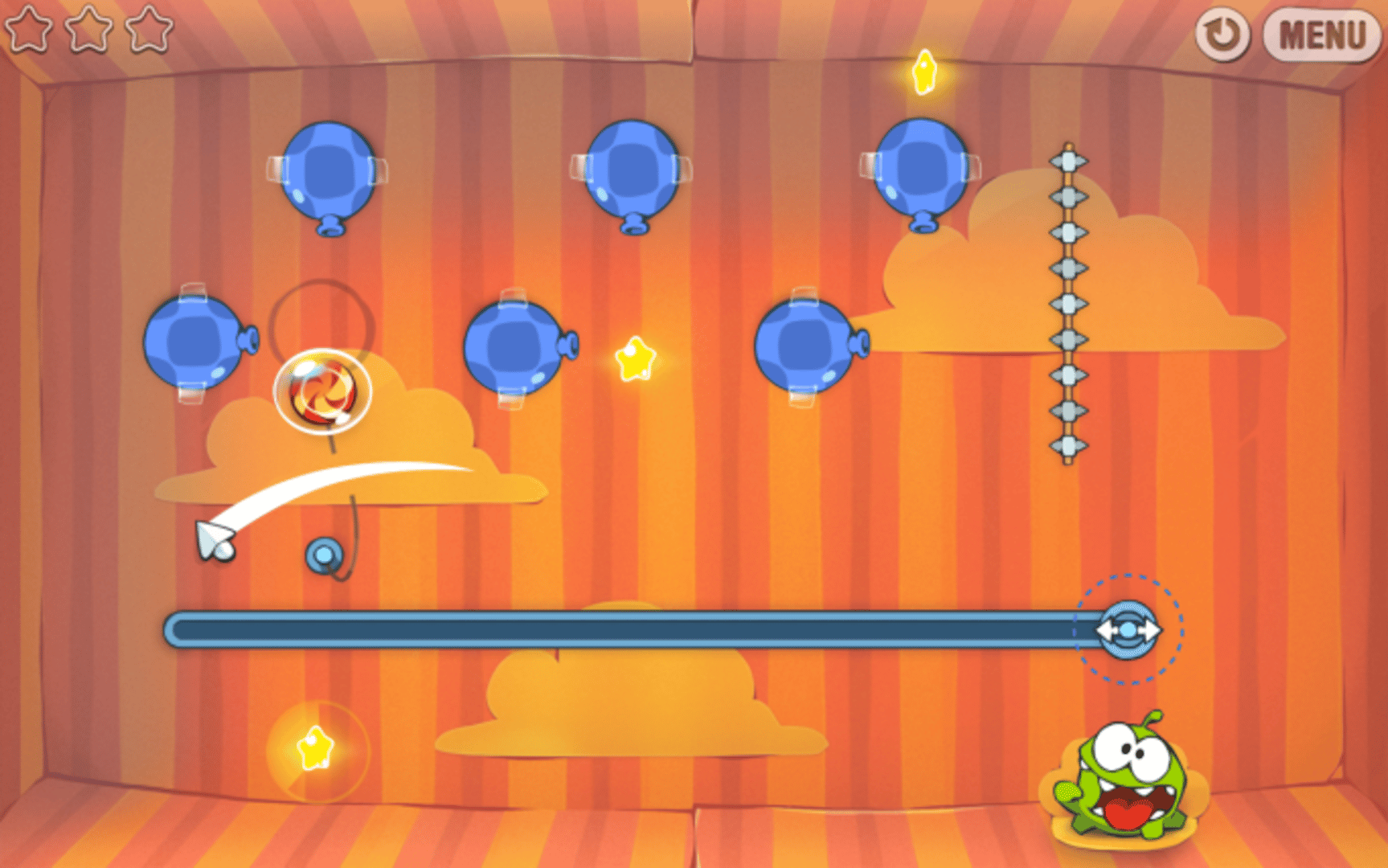 Cut the Rope 3DS screenshot