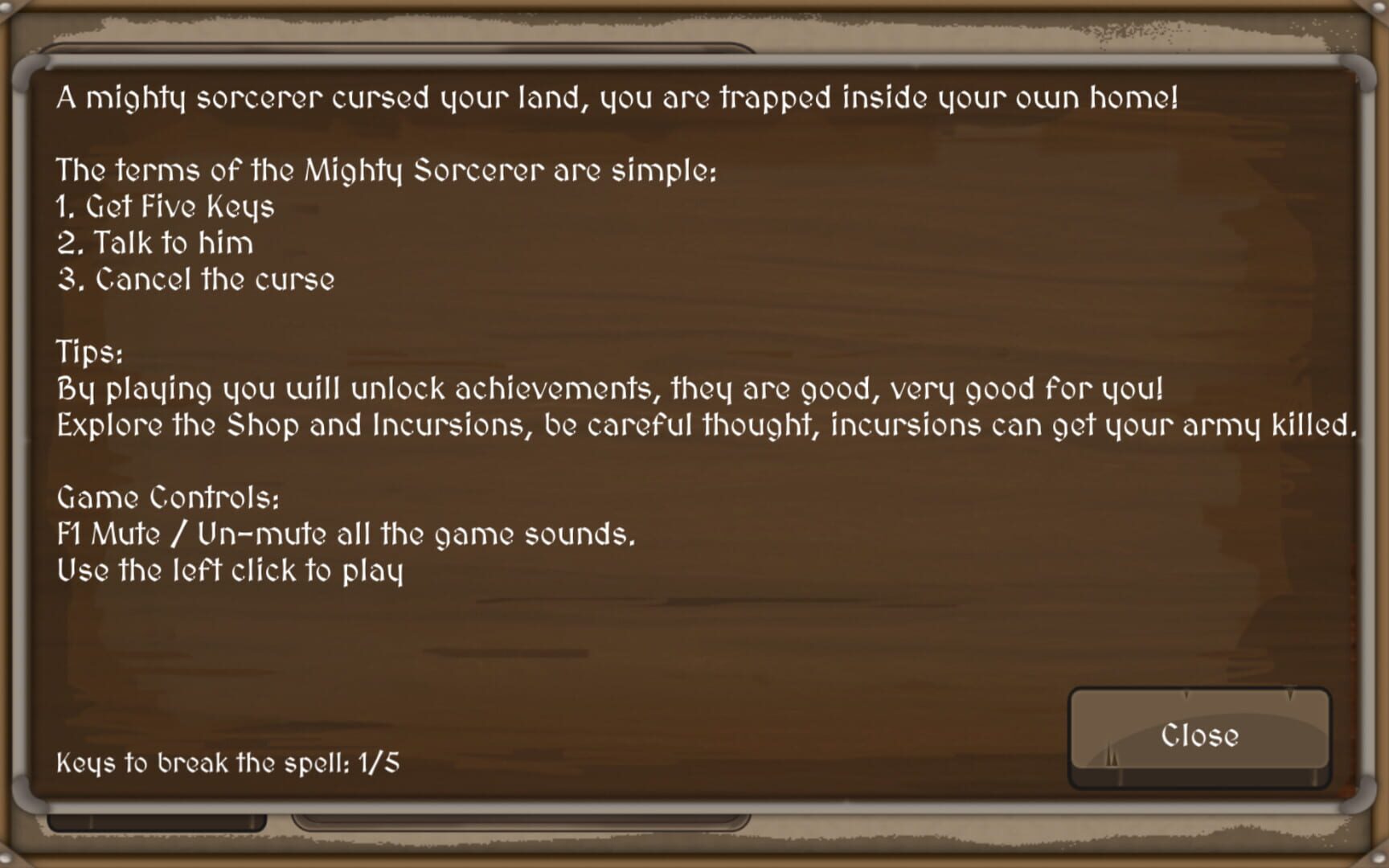 Five Keys to Exit - Screenshot