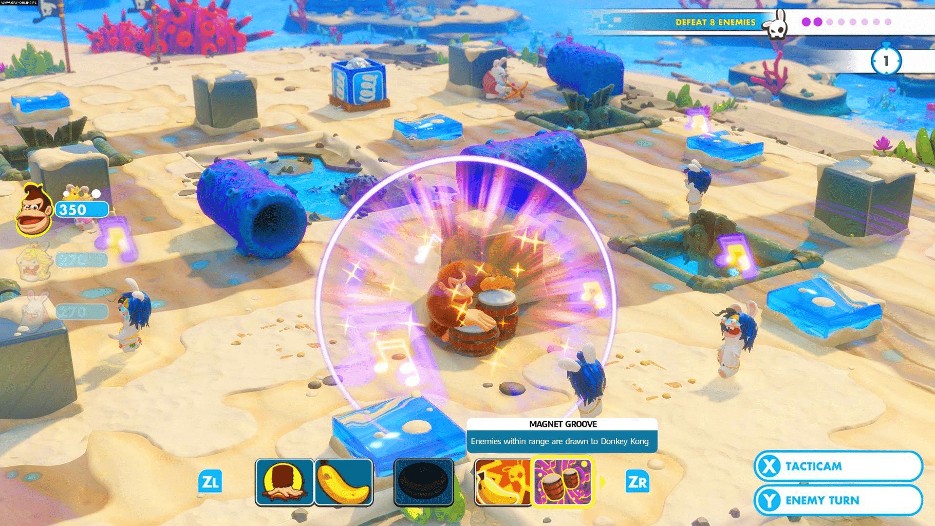 Mario + Rabbids Kingdom Battle: Donkey Kong Adventure screenshot