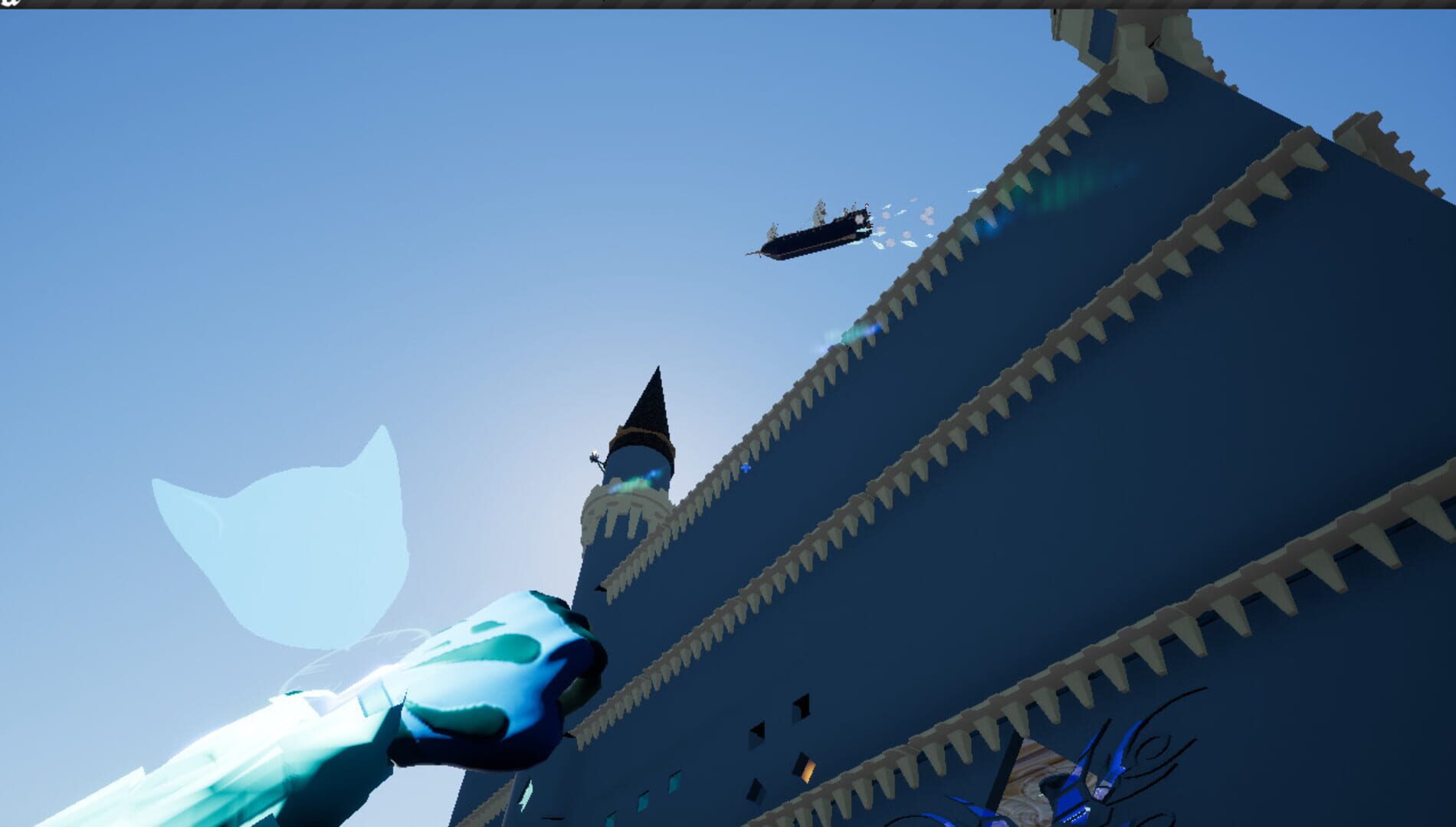 Distant castle