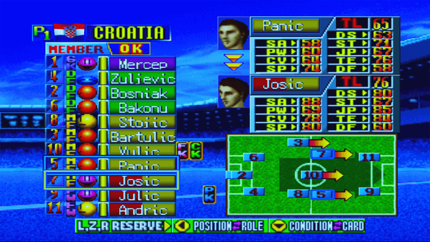 International Superstar Soccer 64 screenshot
