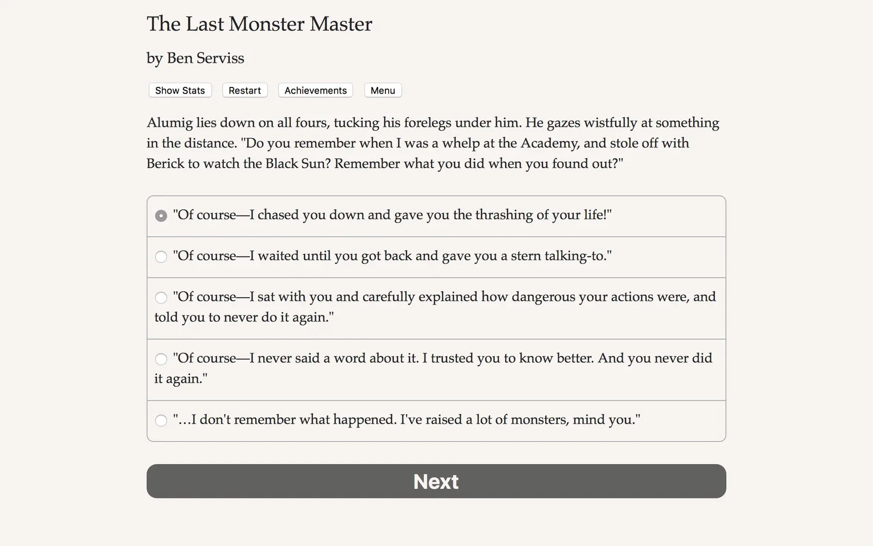 The Last Monster Master