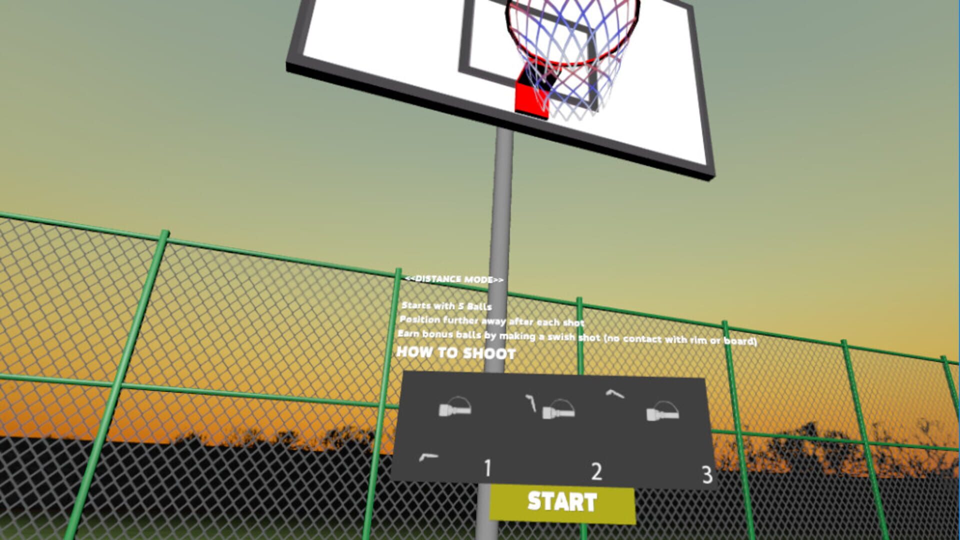Basketball Court VR - Screenshot