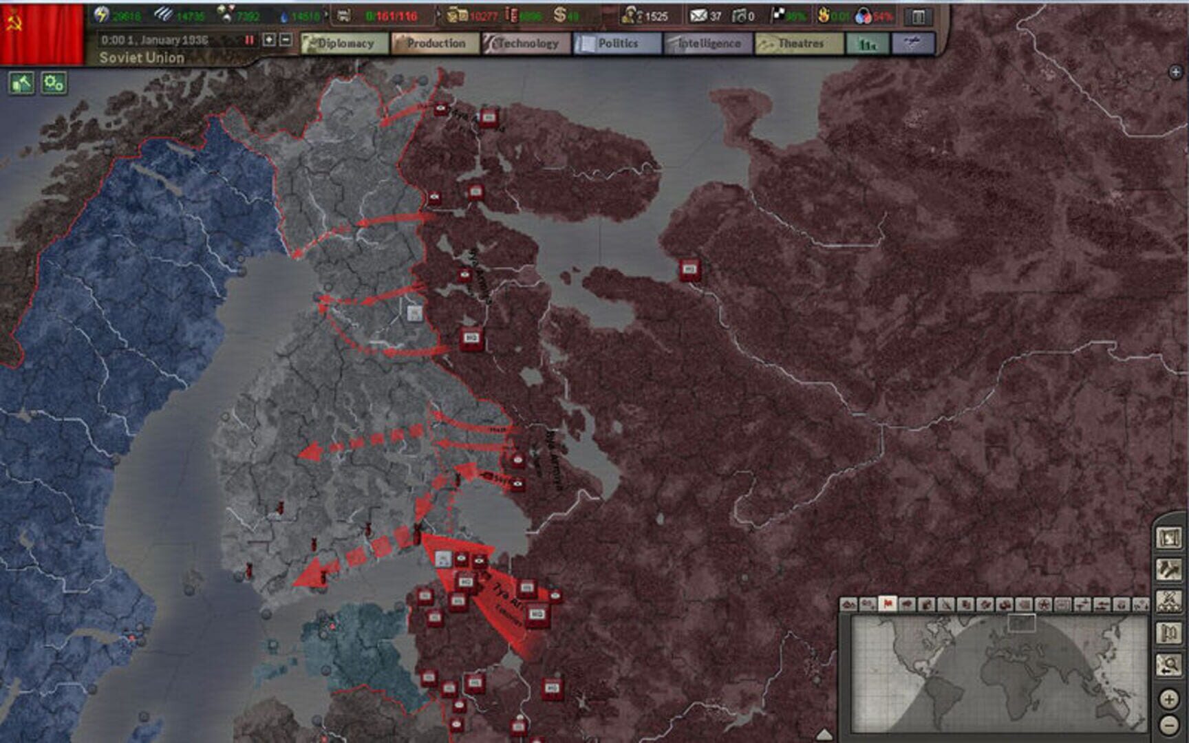 Hearts of Iron III Collection - Screenshot