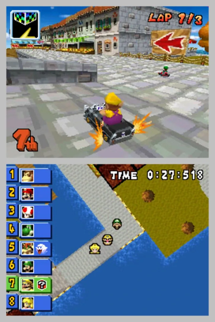 Captura de pantalla - Mario Kart DS