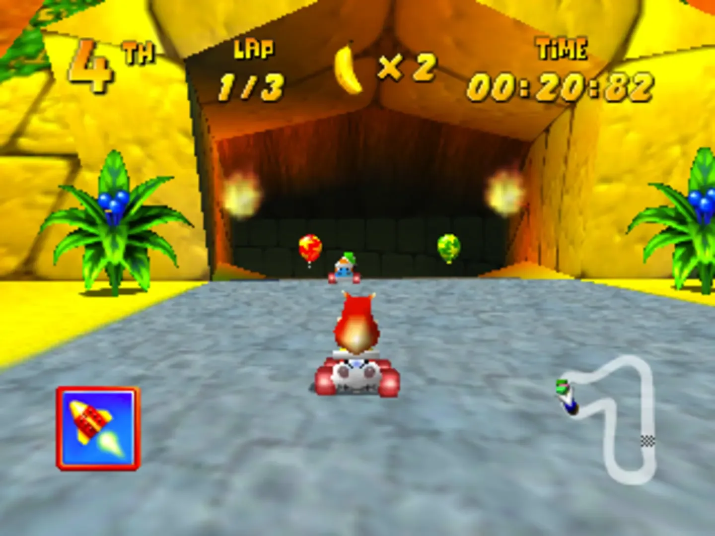 Captura de pantalla - Diddy Kong Racing