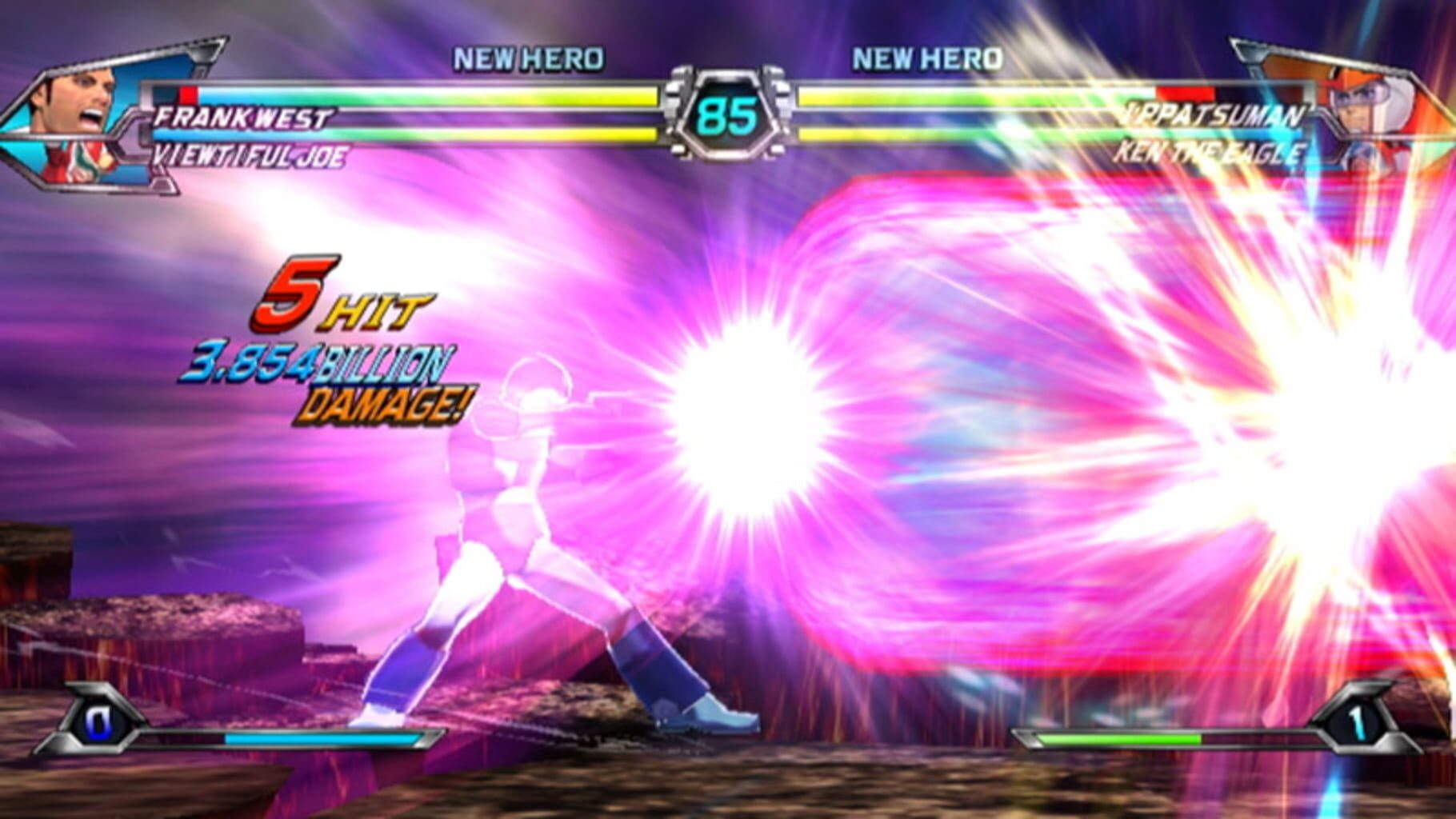 Captura de pantalla - Tatsunoko vs. Capcom: Ultimate All Stars