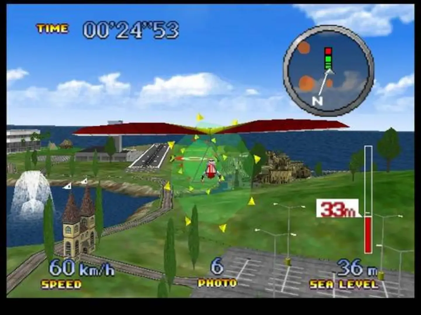 Captura de pantalla - Pilotwings 64