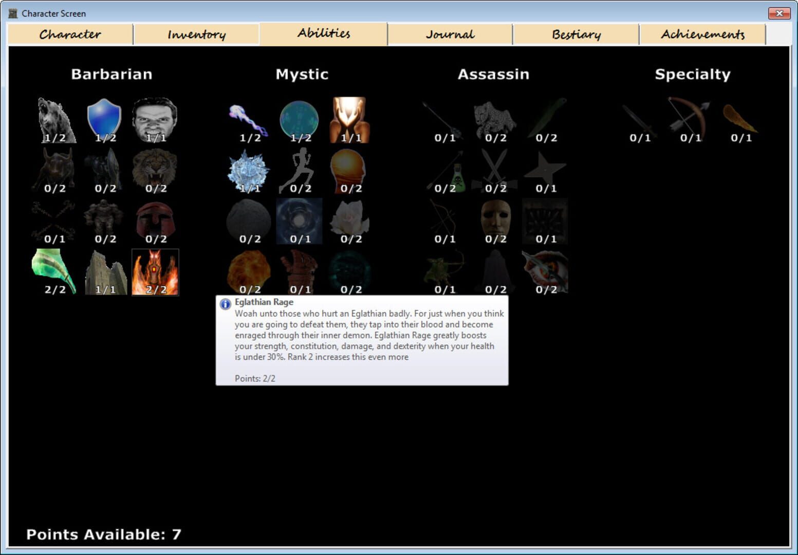 Tower of Eglathia - Screenshot