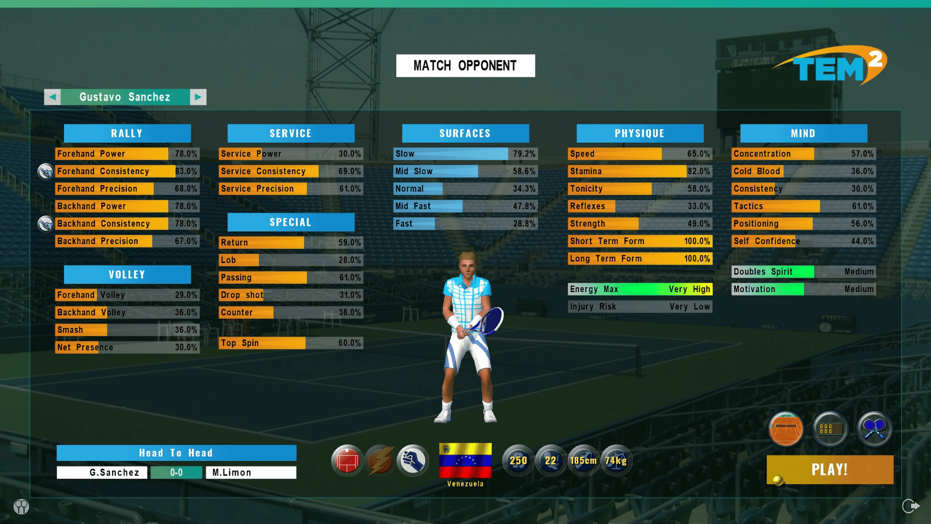 Tennis Elbow Manager 2 screenshot