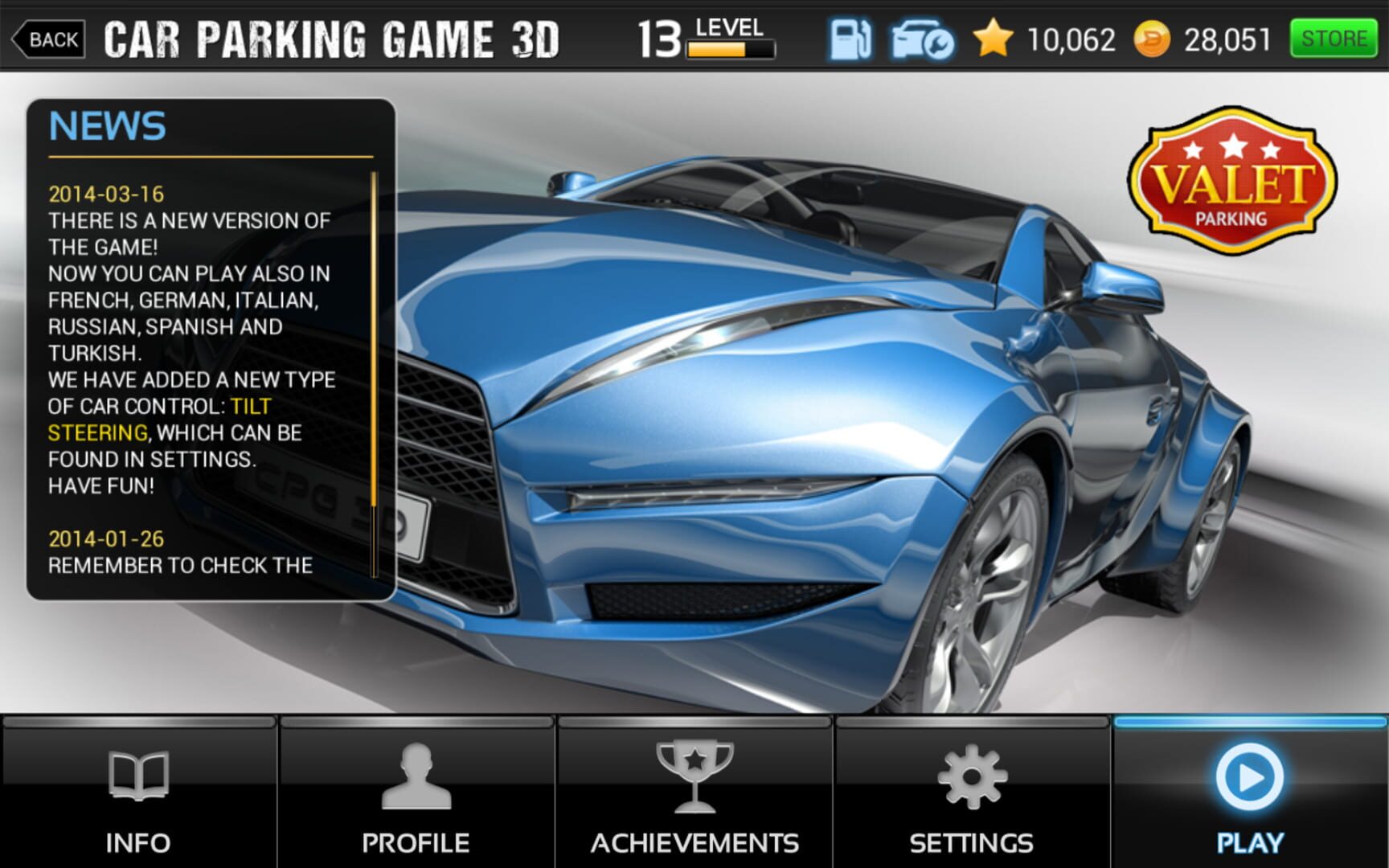 Captura de pantalla - Car Parking Game 3D - Real City Driving School