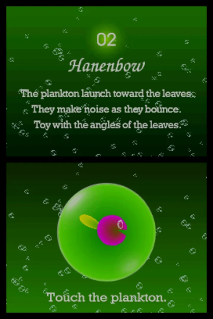 Captura de pantalla - Electroplankton Hanenbow
