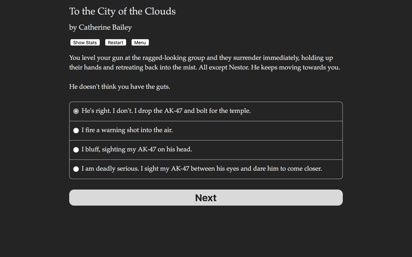 To the City of the Clouds screenshot