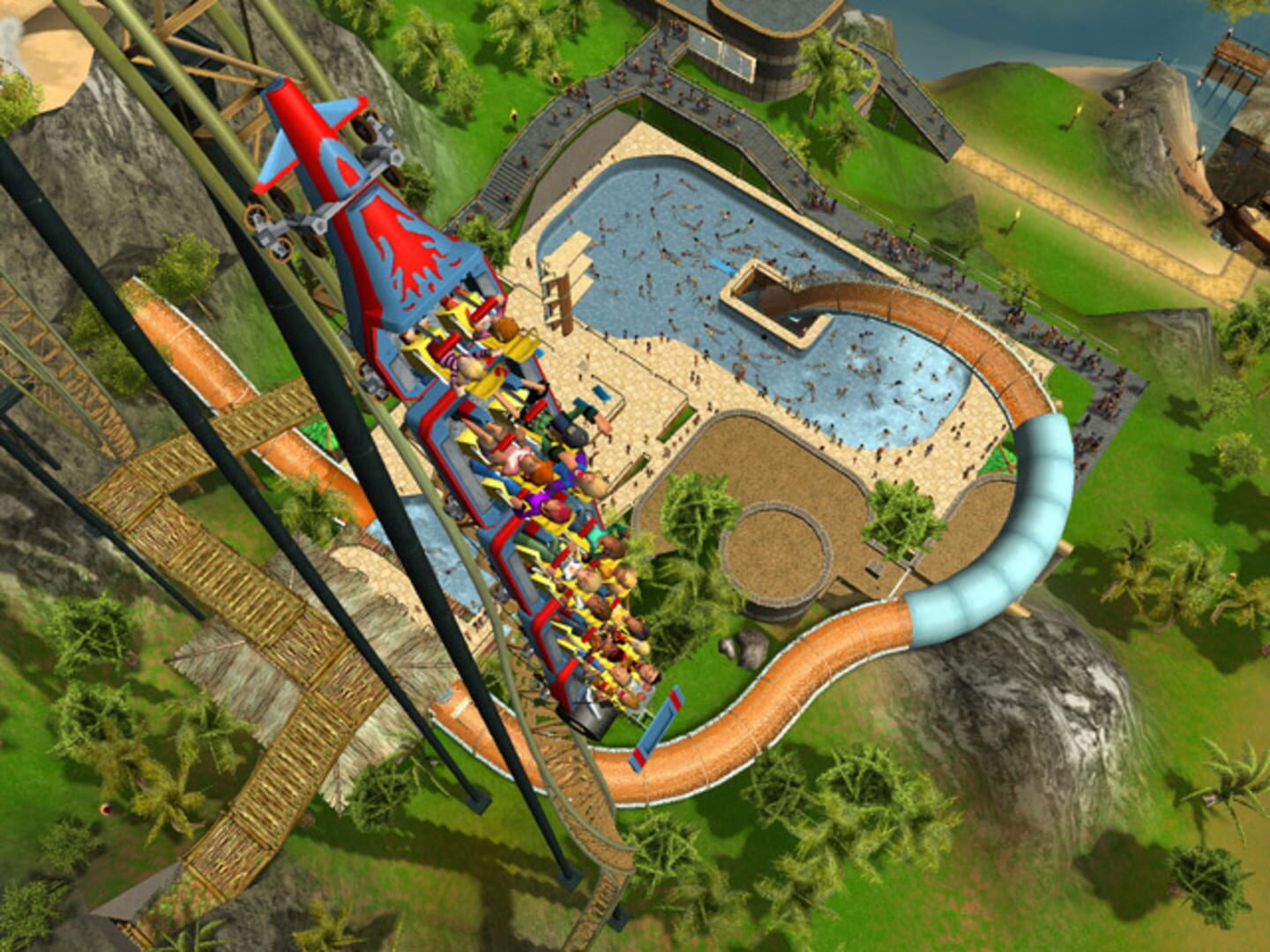 Captura de pantalla - RollerCoaster Tycoon 3: Platinum