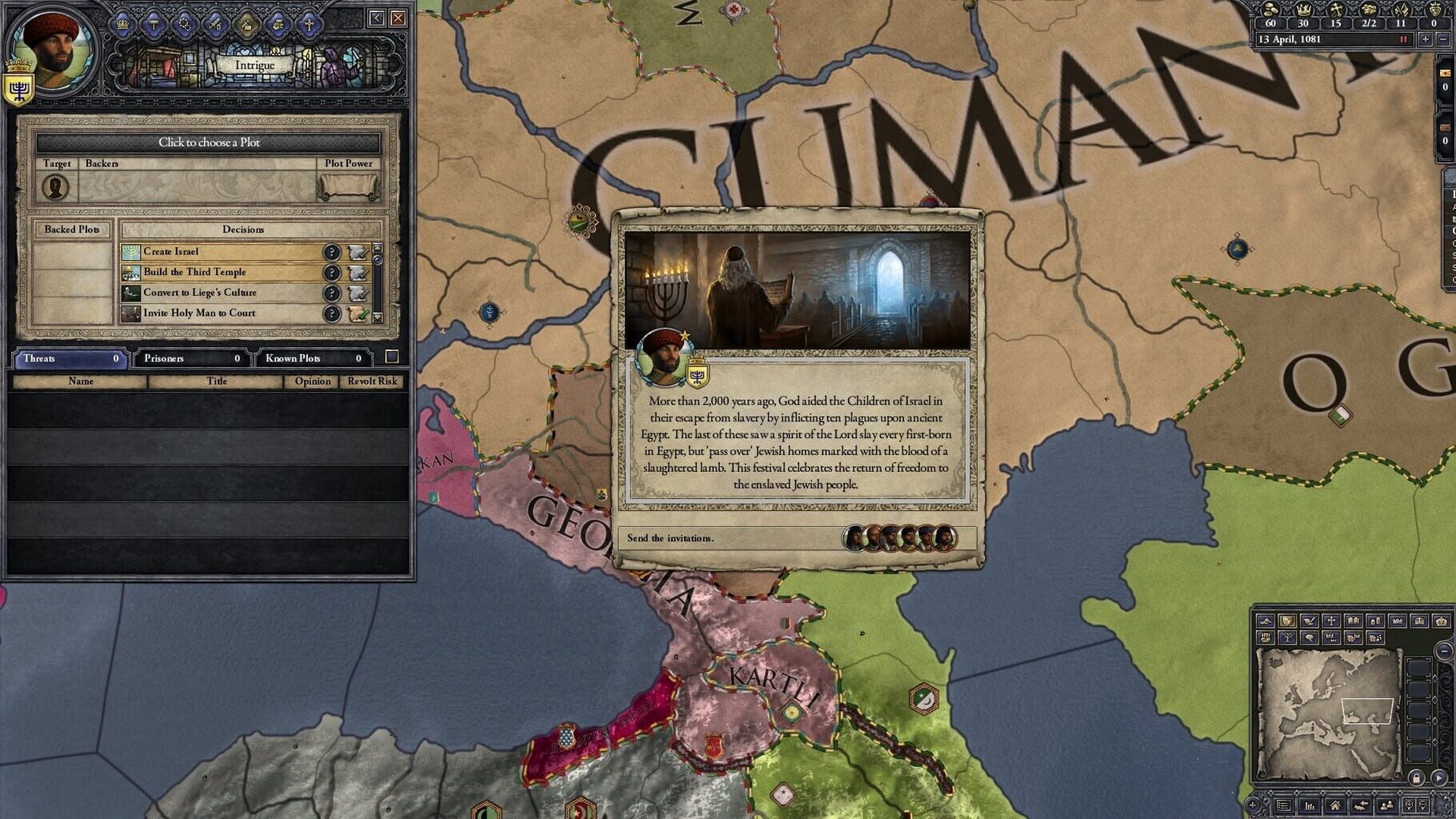 Captura de pantalla - Crusader Kings II: Sons of Abraham