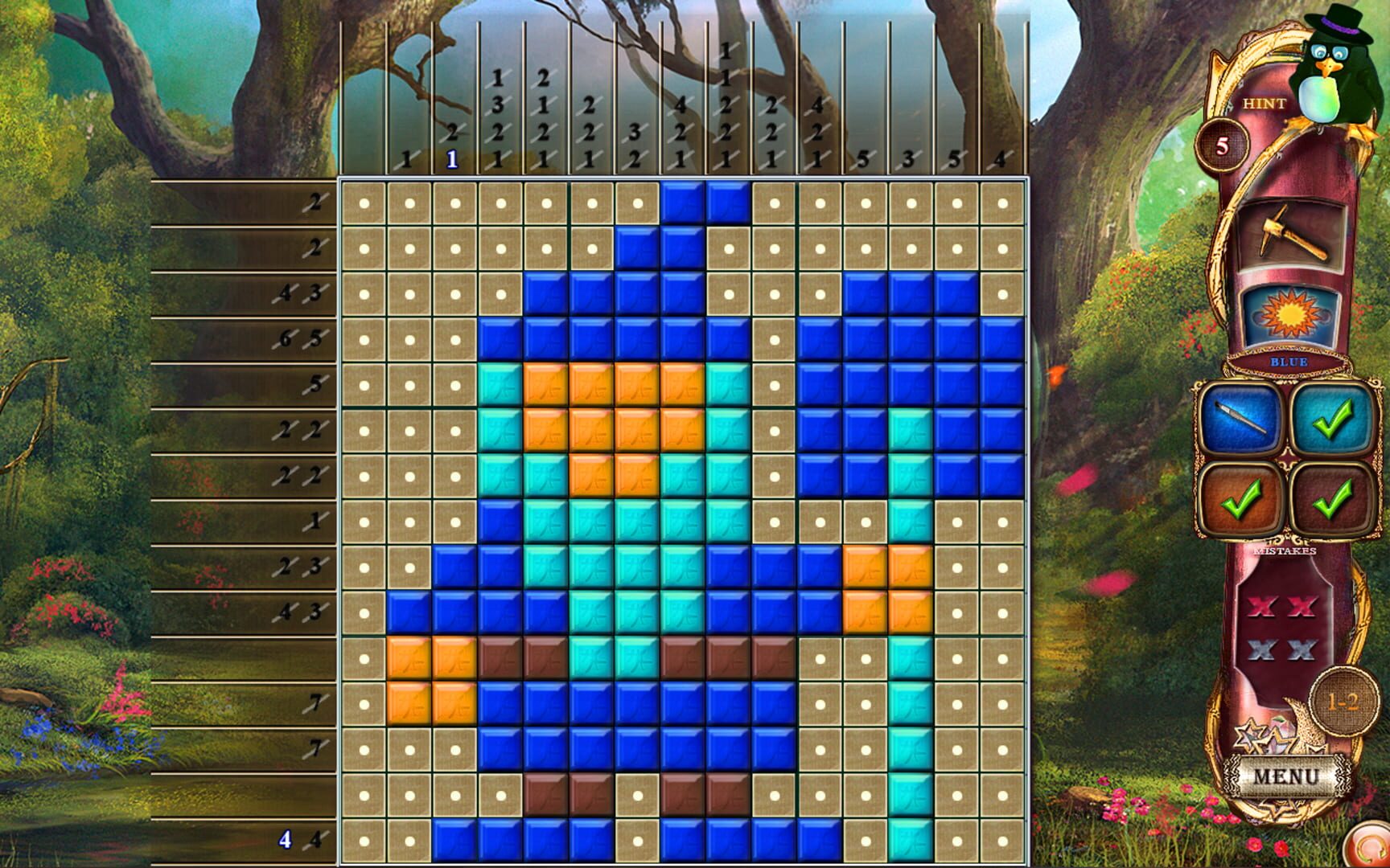 Fantasy Mosaics 14: Fourth Color - Screenshot
