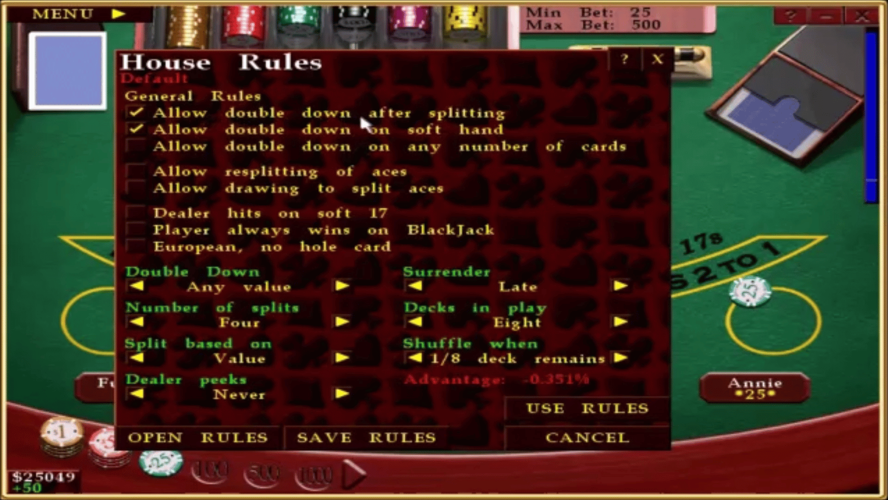 Casino Blackjack screenshot