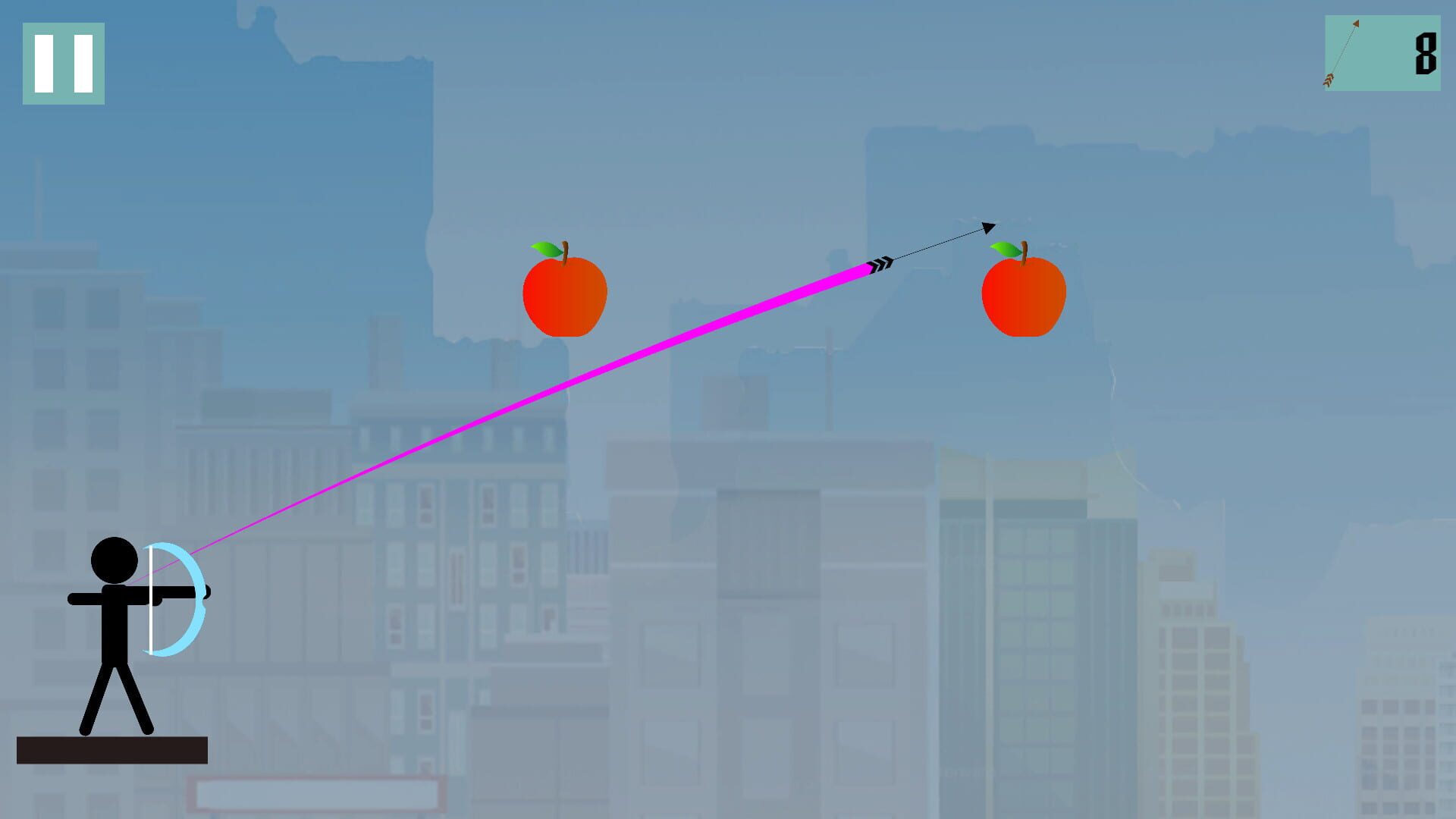 Stickman - Killer of Apples - Screenshot