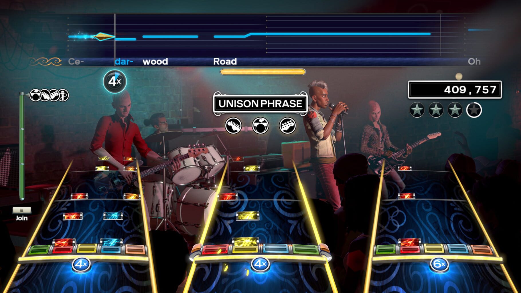 Captura de pantalla - Rock Band 4: Rivals Bundle