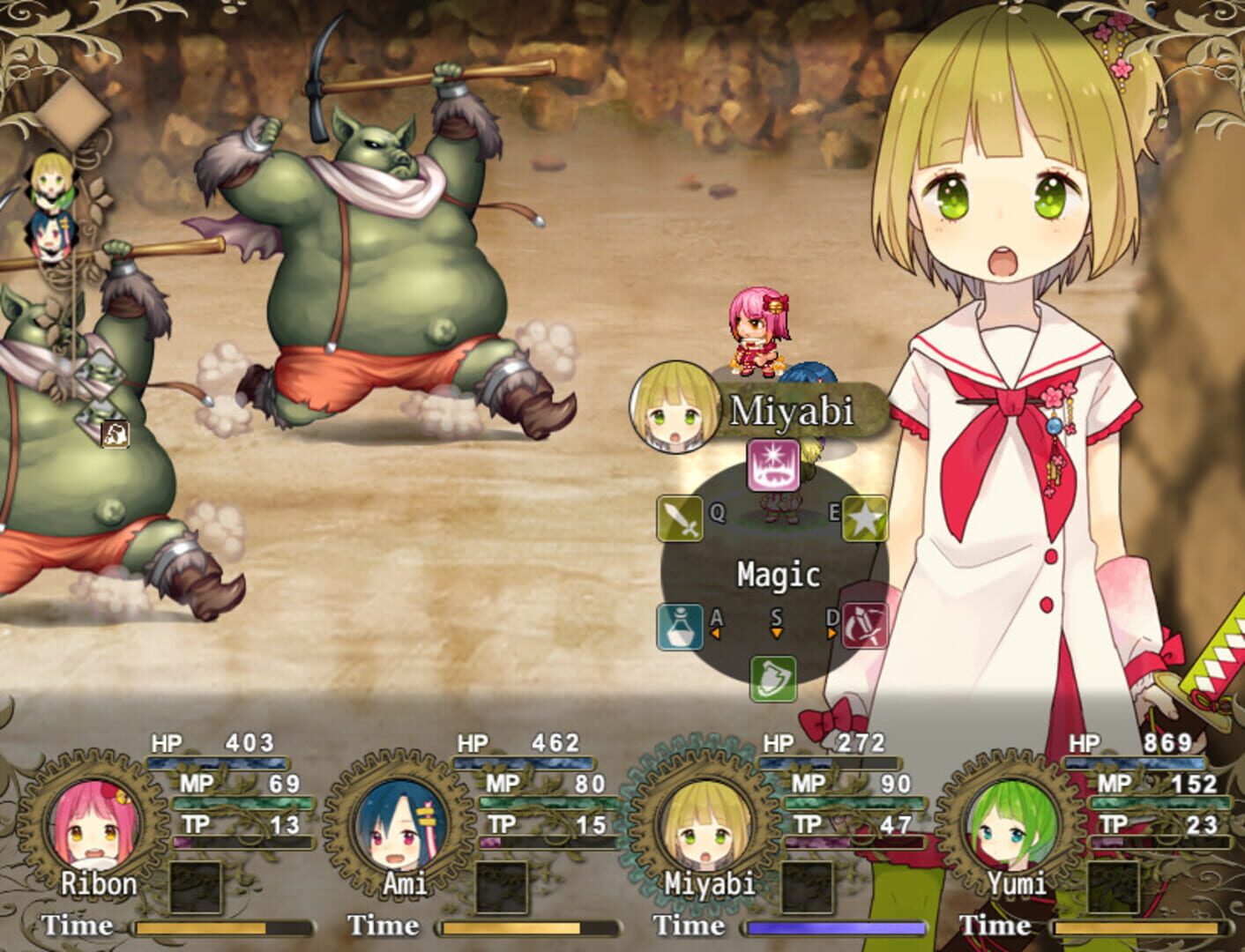 Magical girl's labyrinth - Screenshot
