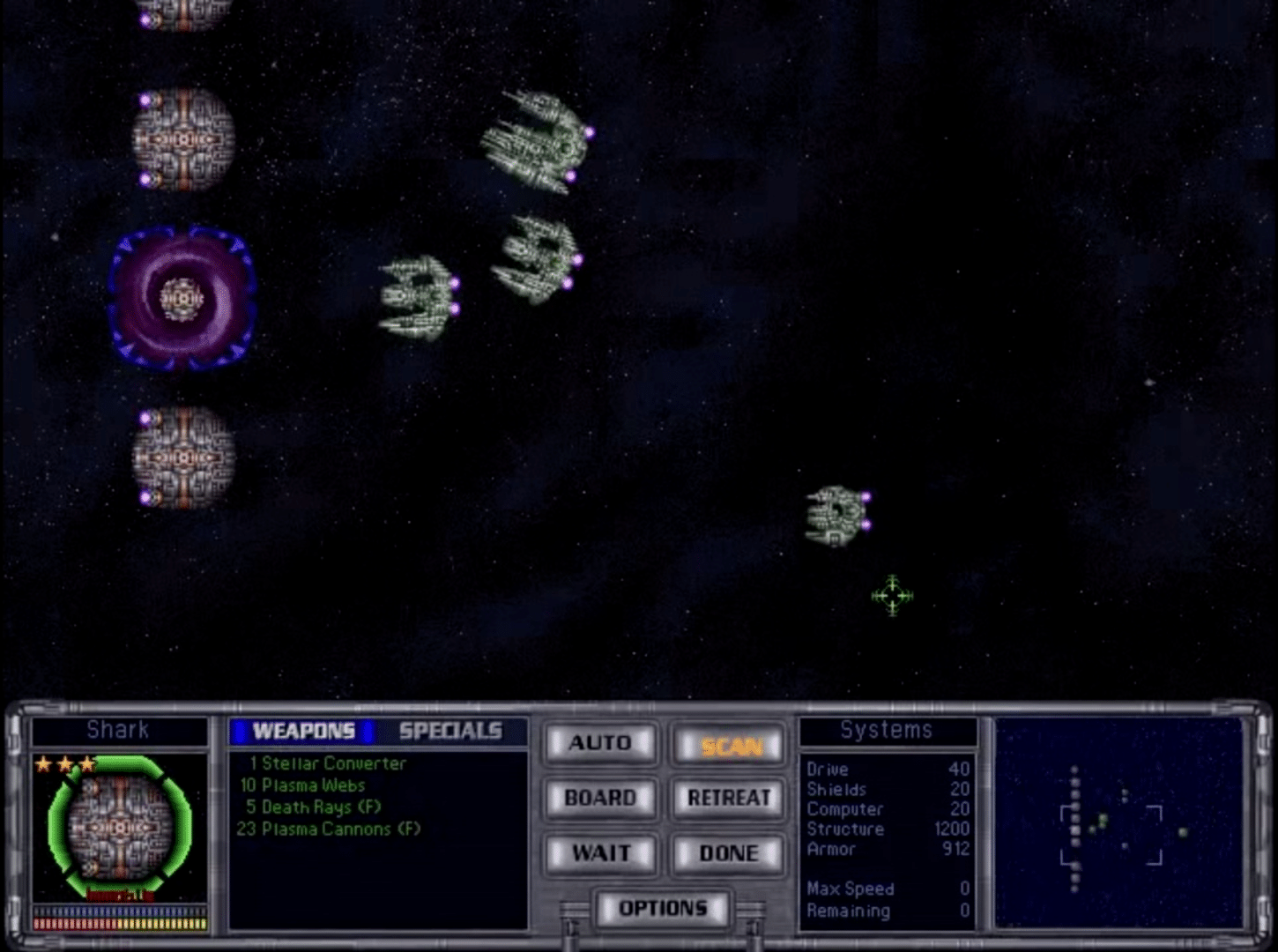 Master of Orion II: Battle at Antares screenshot