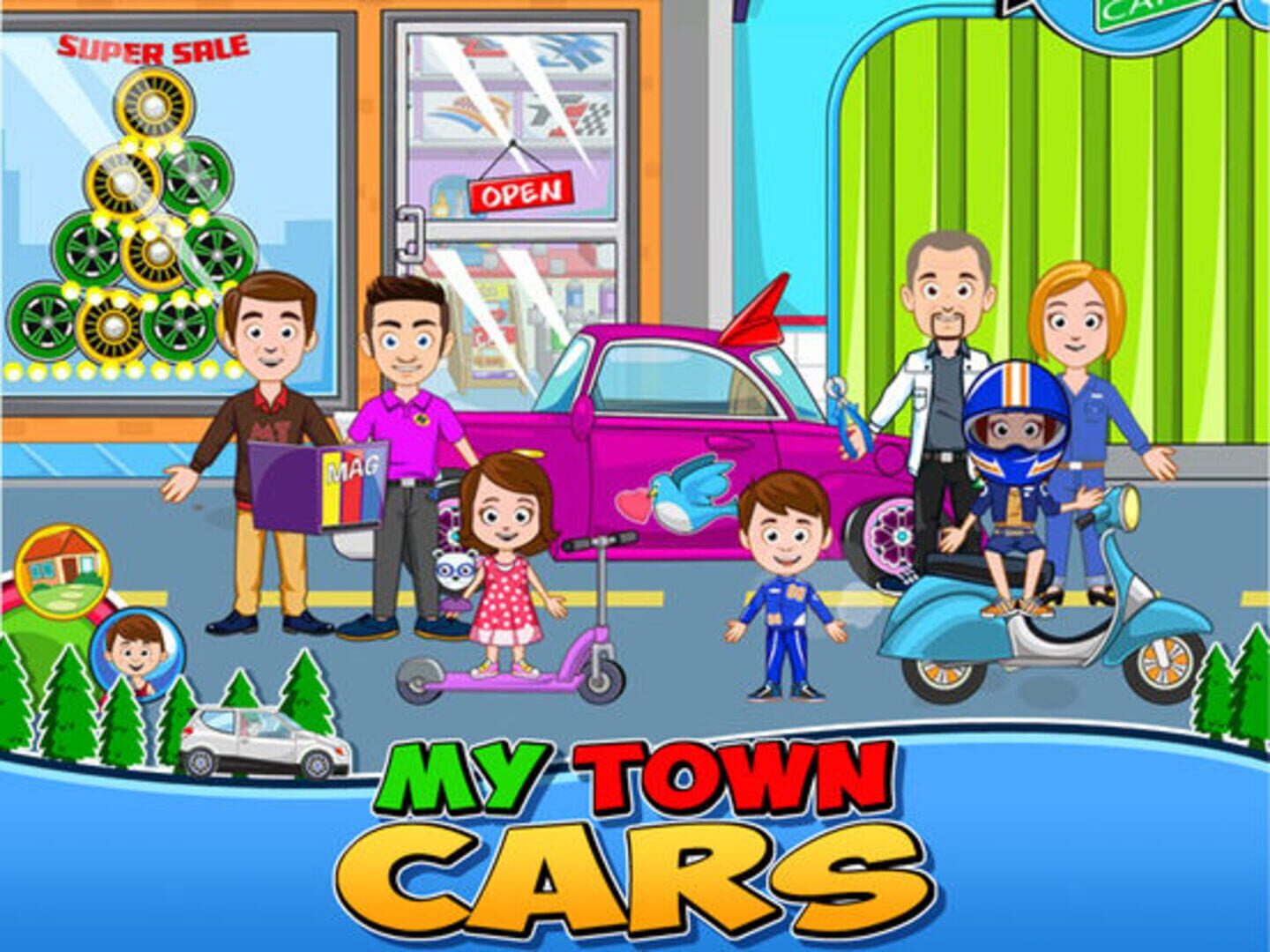My Town: Car (wash, fix & drive cars) - Screenshot