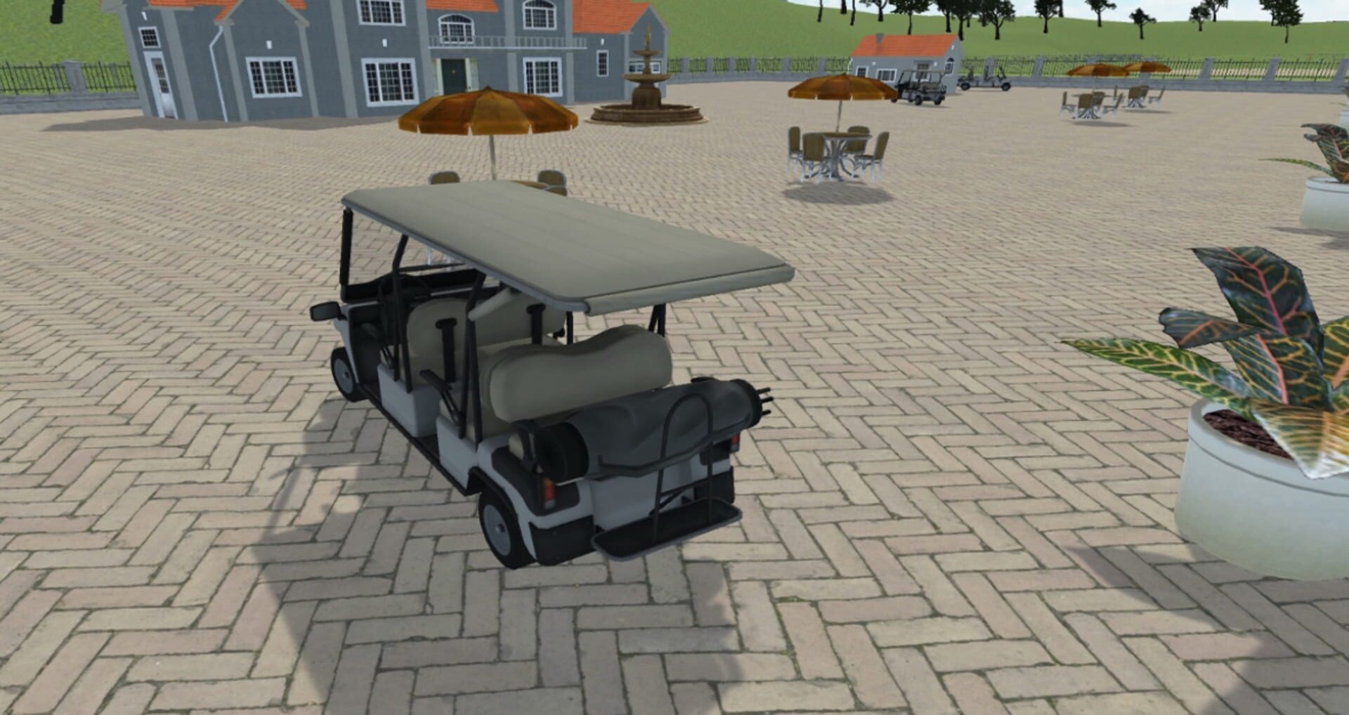 Golf Cart Drive - Screenshot