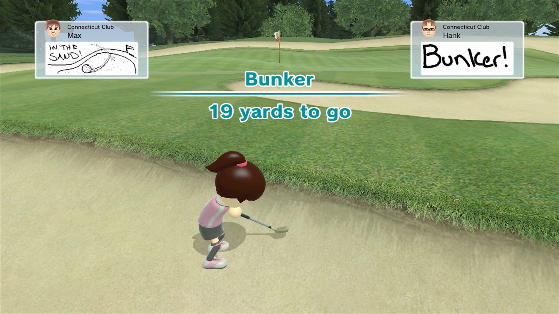 Captura de pantalla - Wii Sports Club: Golf