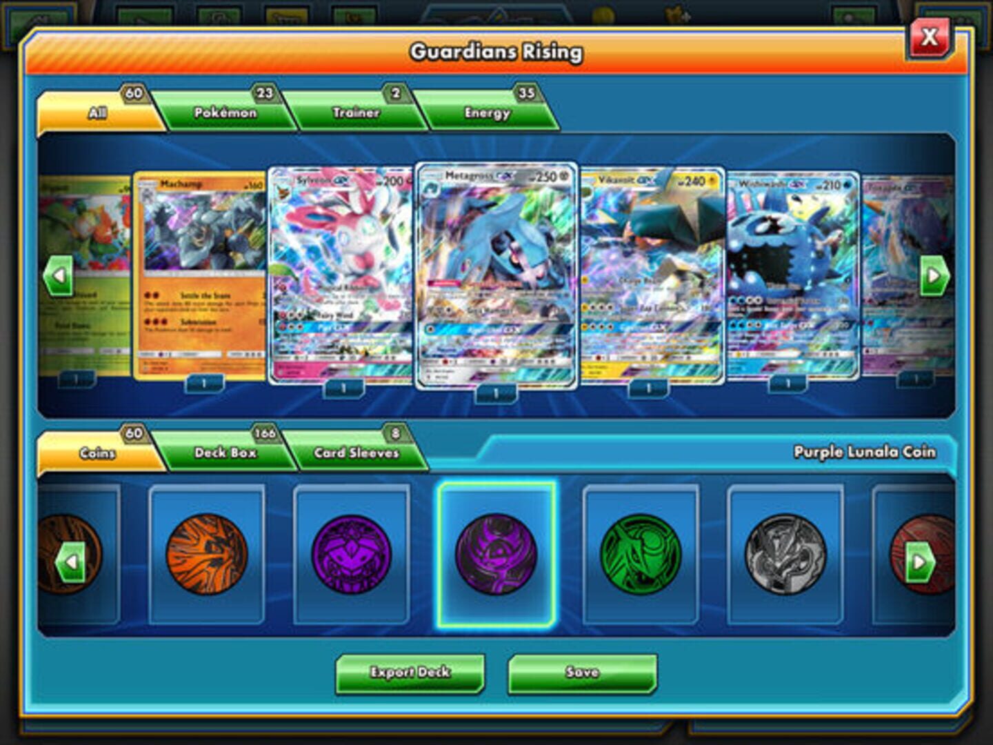 Captura de pantalla - Pokémon Trading Card Game Online