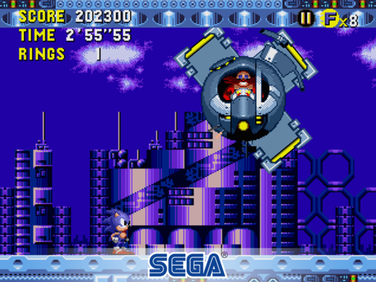 Sonic CD screenshot