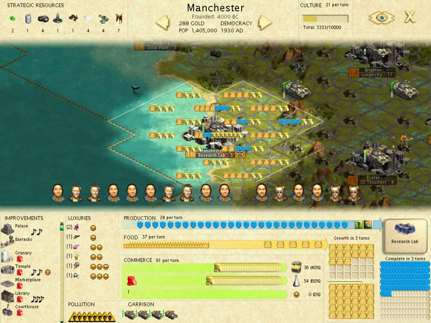 Captura de pantalla - Sid Meier's Civilization III