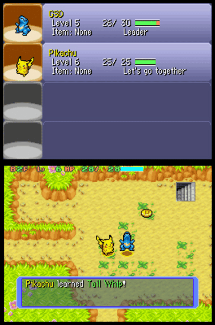 Pokémon Mystery Dungeon: Blue Rescue Team screenshot