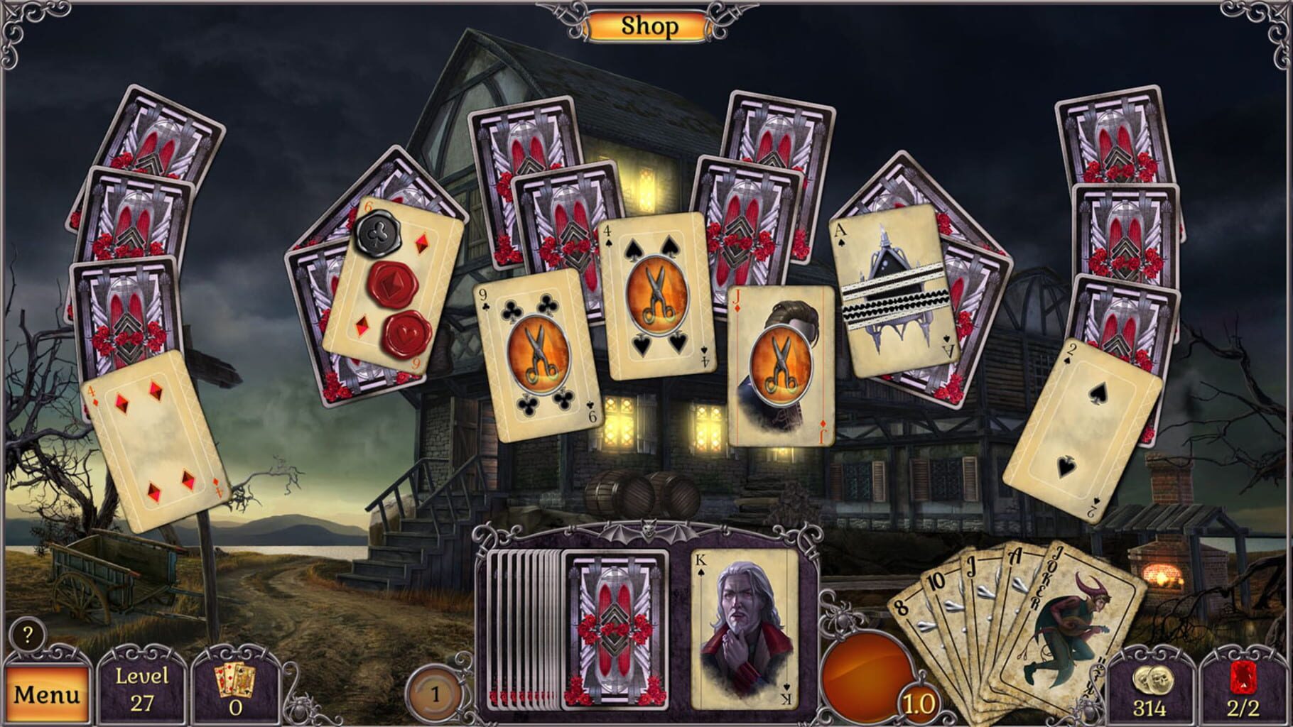 Jewel Match Twilight Solitaire screenshot