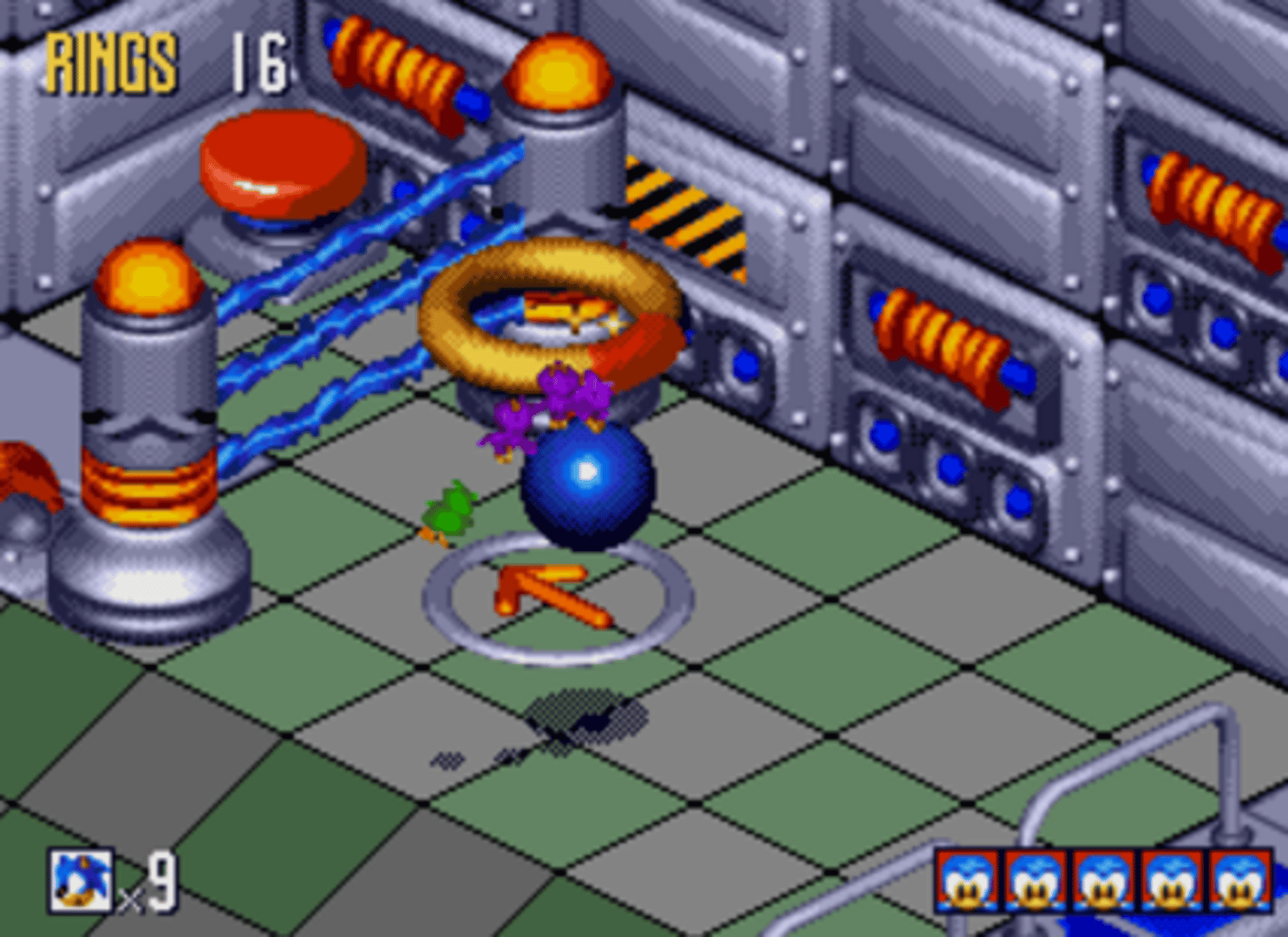 Sonic 3D Blast screenshot