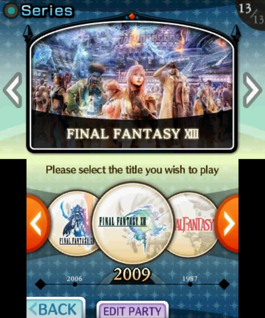 Captura de pantalla - Theatrhythm Final Fantasy