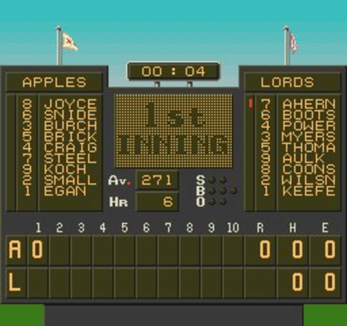 World Class Baseball screenshot