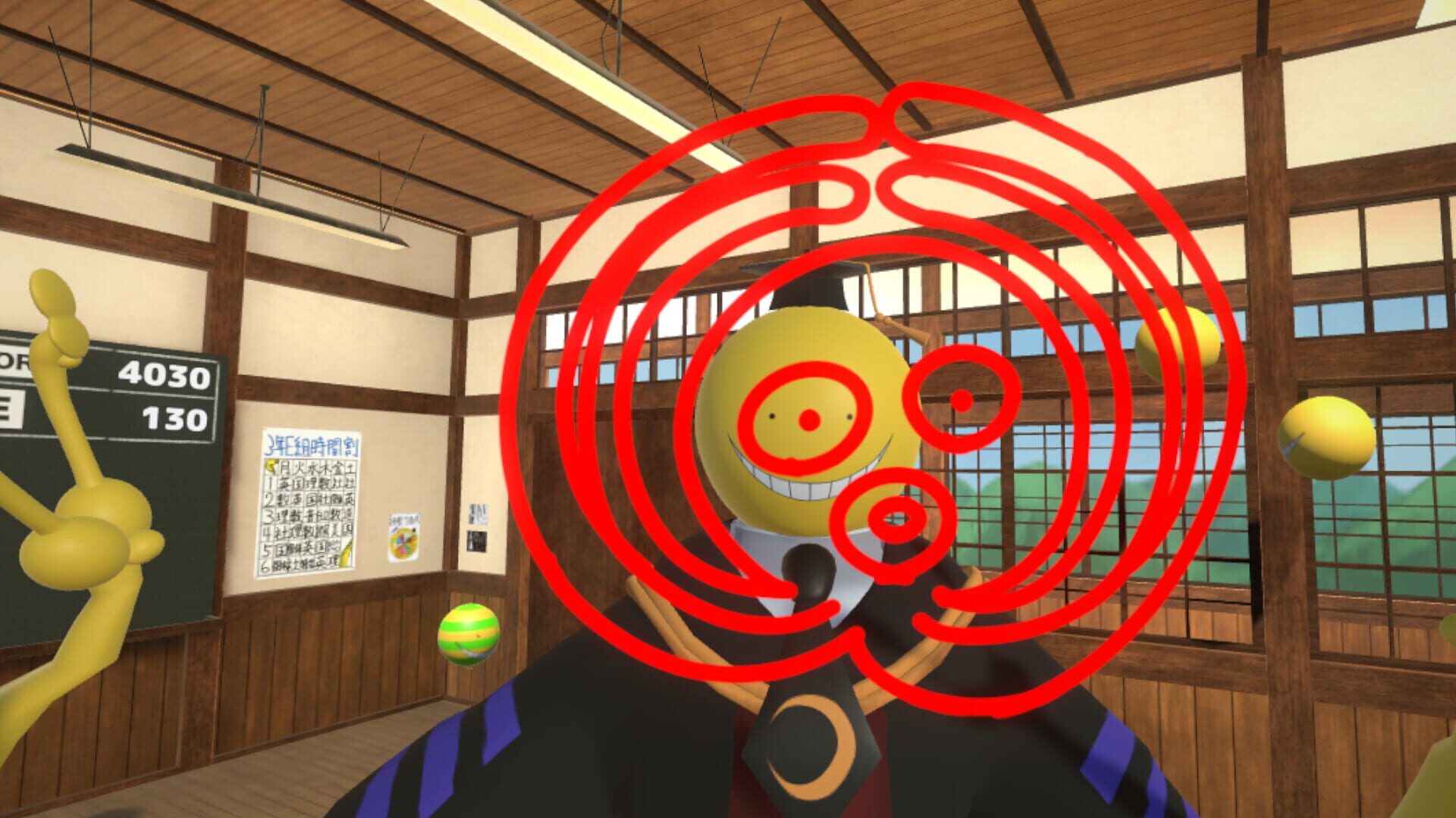 Assassination Classroom VR Balloon Challenge Time - Screenshot