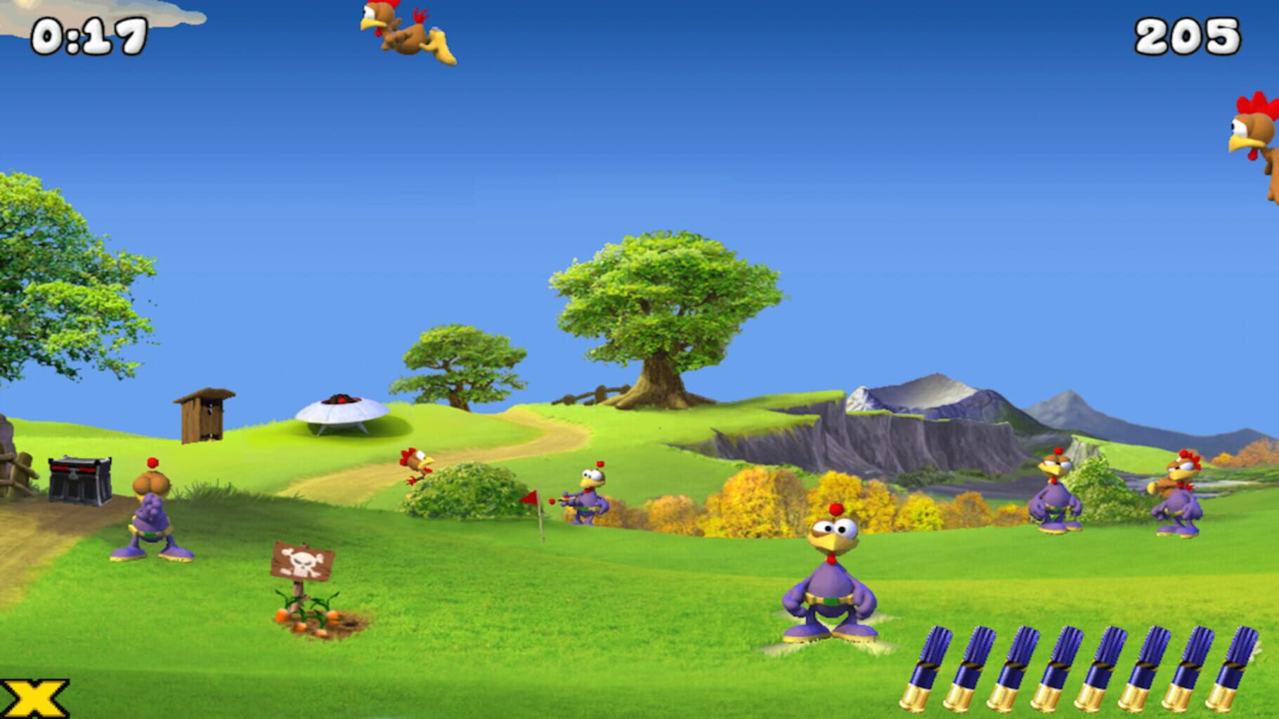 Crazy Chicken: Invasion screenshot