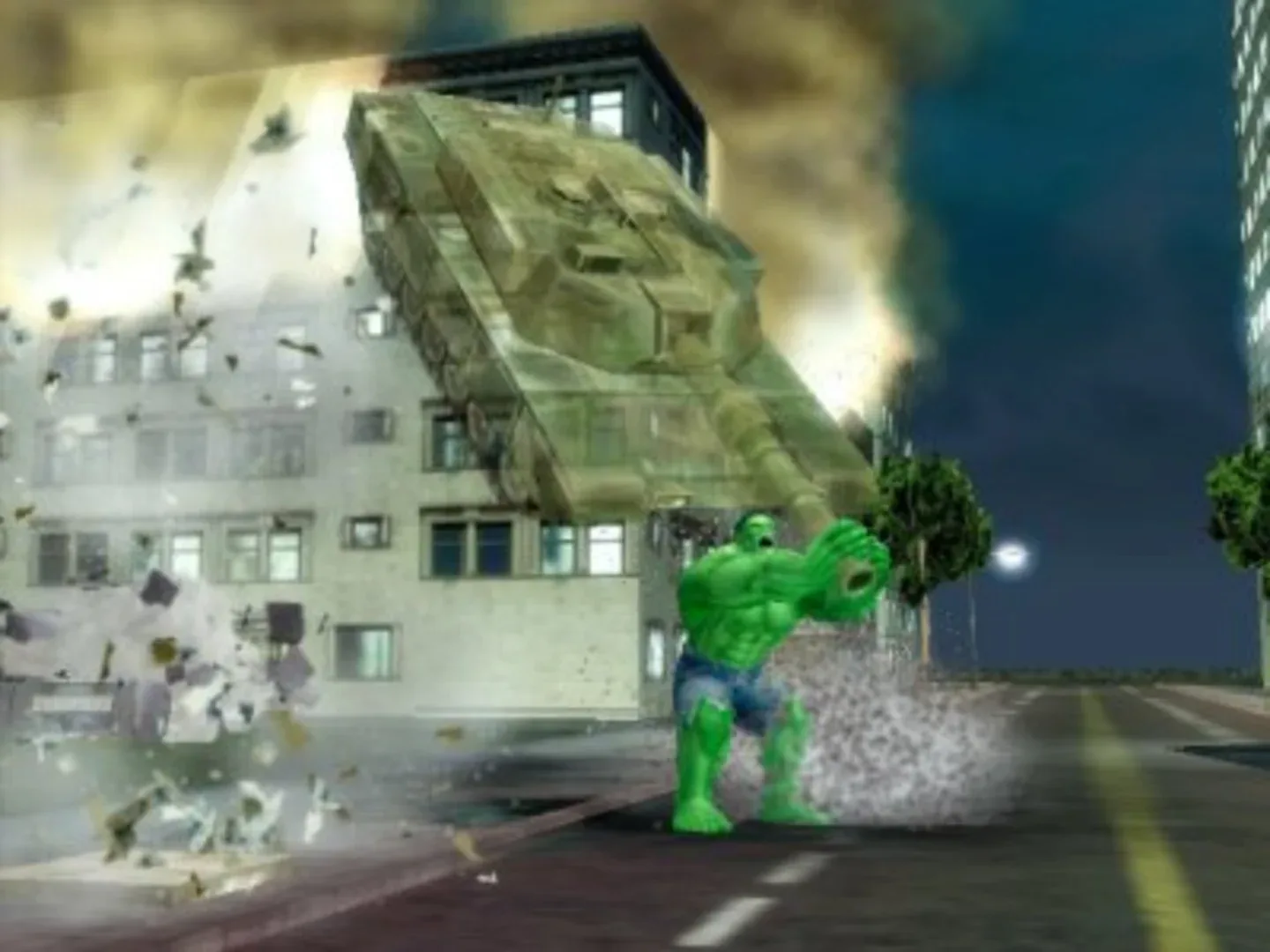 Captura de pantalla - The Incredible Hulk: Ultimate Destruction