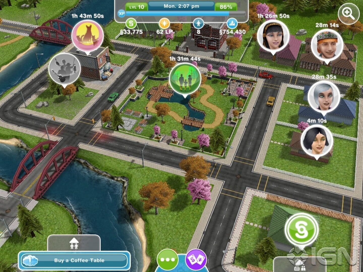 Captura de pantalla - The Sims FreePlay