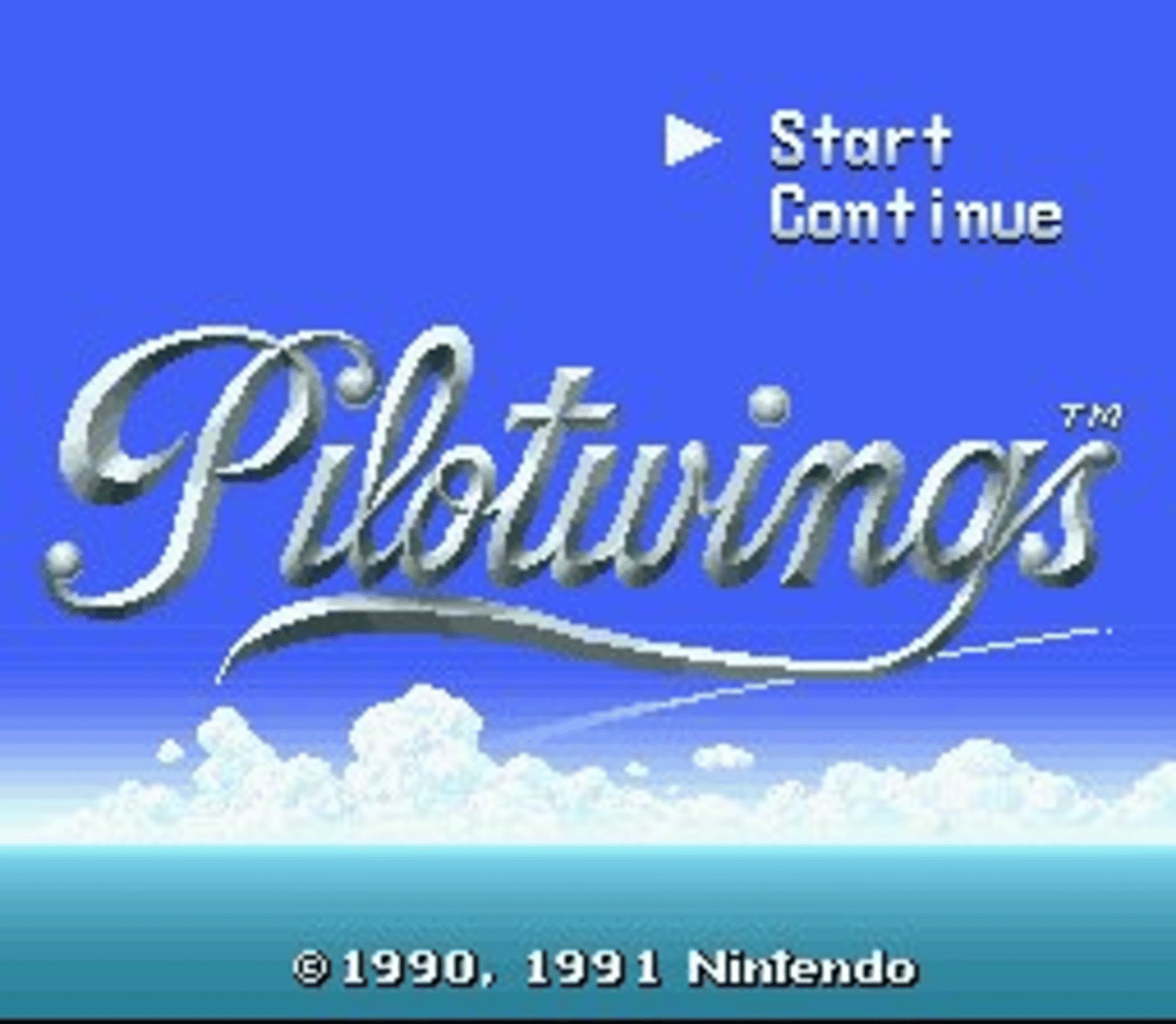 Pilotwings screenshot