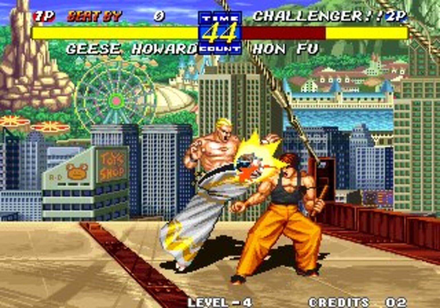 Captura de pantalla - Fatal Fury 3: Road to the Final Victory