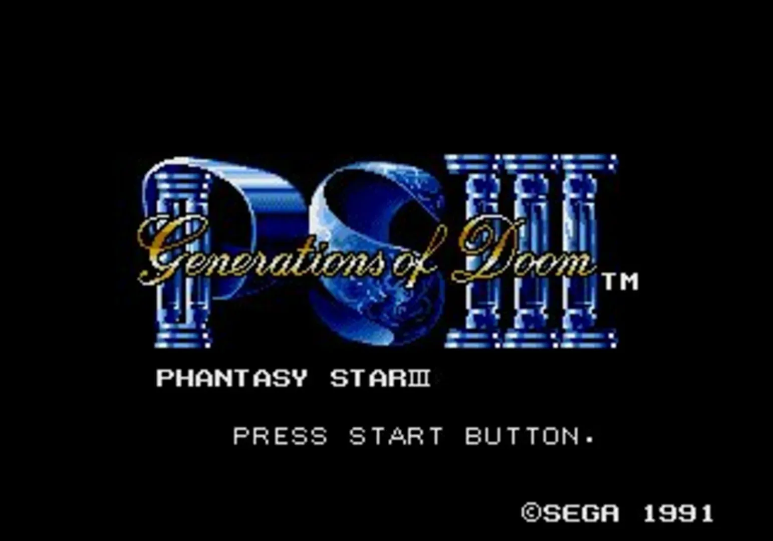Captura de pantalla - Phantasy Star III: Generations of Doom