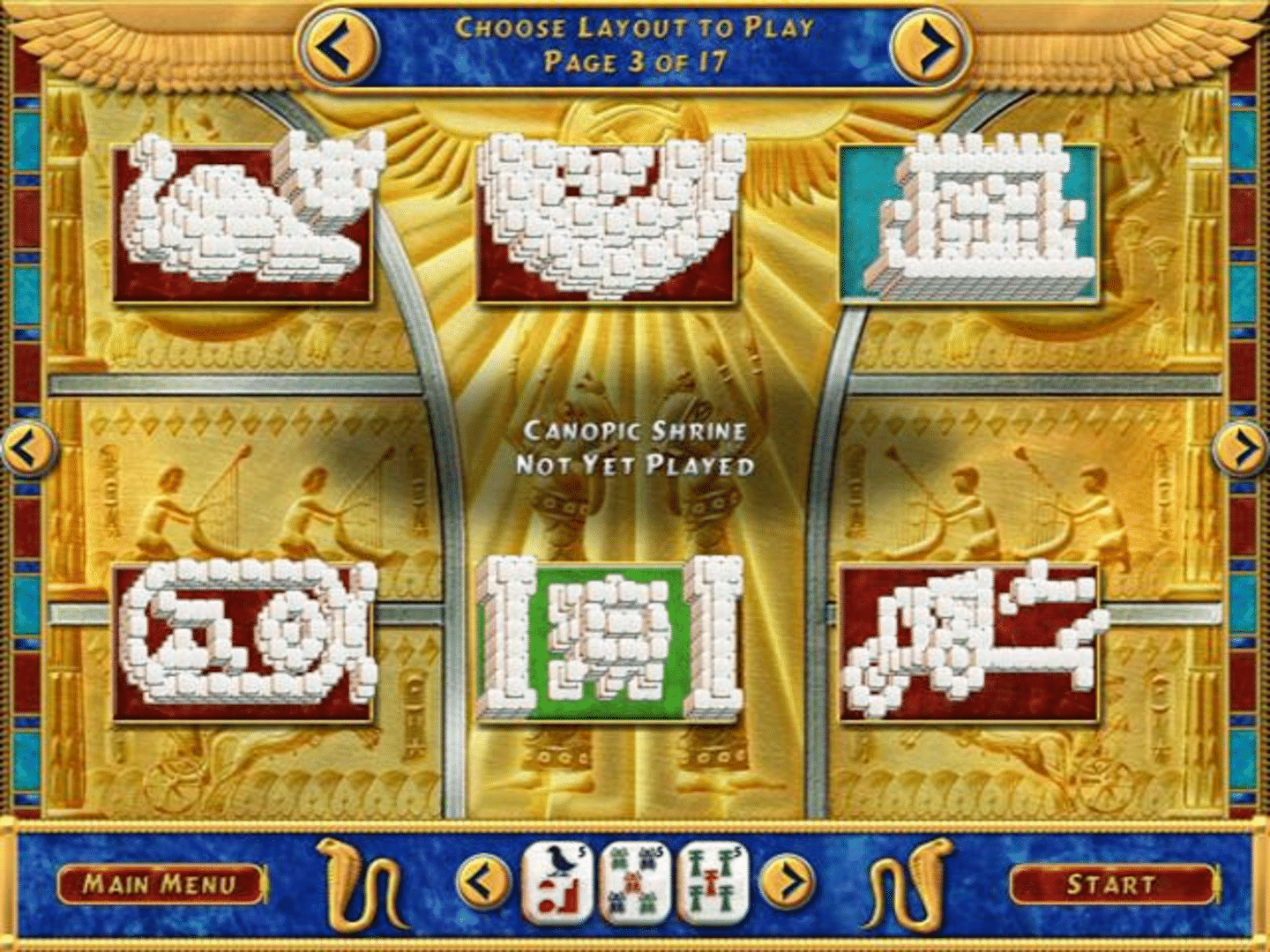 Luxor MahJong screenshot