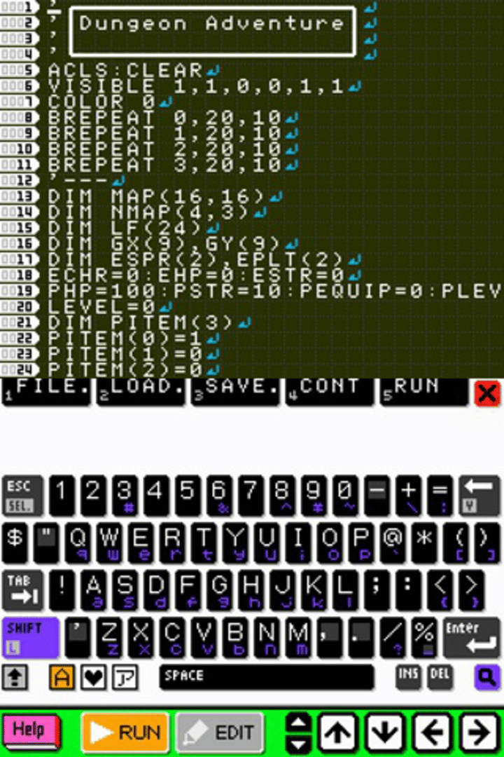 Petit Computer screenshot